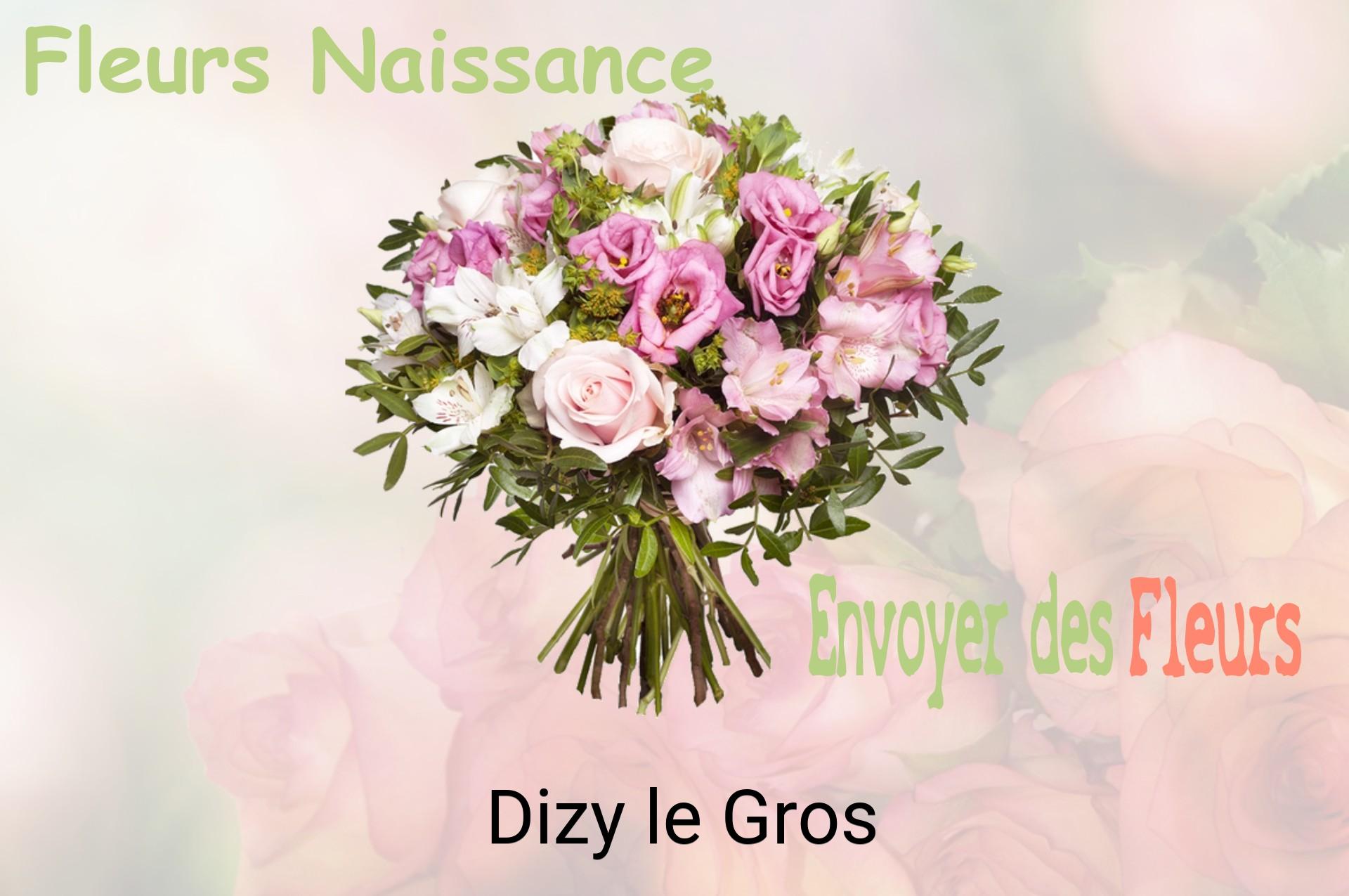 Bouquet de fleurs de naissance livré à Dizy-le-Gros